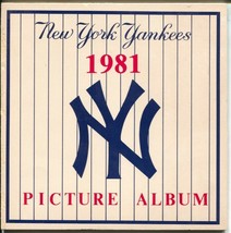 New York Yankees Picture Album 1981-full page color pix-Ron Guidry-Lou Pinella-V - £35.28 GBP