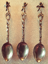 Italy Souvenir Demitasse Spoons Figural Cherubs - $10.00