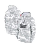 Mens White Camo Browns 2024 Salute to Service Pullover Hoodie - Cleveland - $1,170.71 MXN
