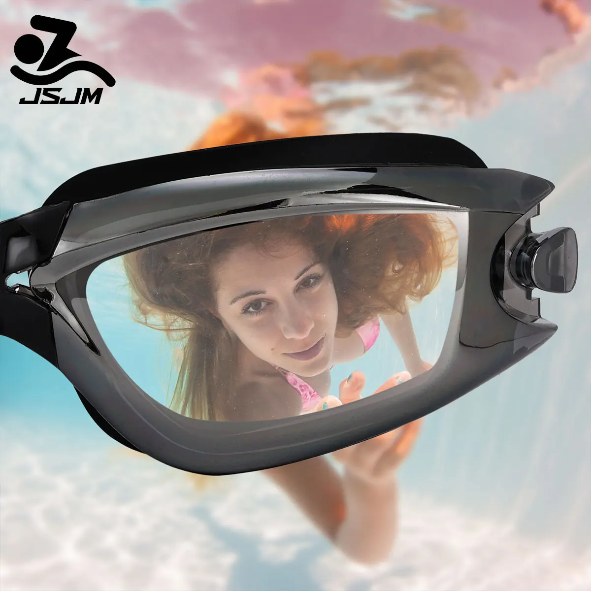 Sporting JSJM New Professional Adult Anti-fog UV Protection Lens Men Women Swimm - £23.37 GBP