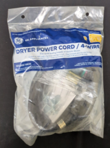 GE 6&#39; Dryer Power Cord 4-Wire WX09X10020 - £5.51 GBP