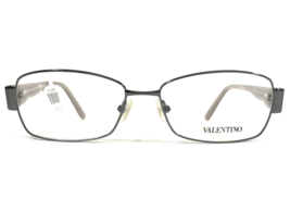 Valentino Eyeglasses Frames V2101 060 Black Grey Rectangular Full Rim 52... - £43.86 GBP