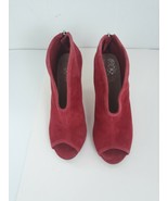 Vince camuto Amber Peep toe leather Boots Womens Size 6M - $657.71 MXN
