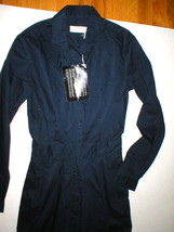 New Designer Richard Nicoll Jumpsuit 40 Womens 4 Navy Blue Long Sleeves NWT UK 8 - £1,033.47 GBP
