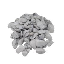 Bulk Buy 500g Howlite Quartz Crystal Tumble Stone Palm Healing Craft Meditation - £27.87 GBP