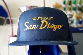 Southeast San Diego, Padres, California, SoCal, Embroidered Trucker Hat - £27.02 GBP