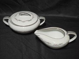 Vintage NORITAKE GRAYWOOD Creamer &amp; Sugar Bowl Set With Lid - Circa 1960... - $372.62 MXN