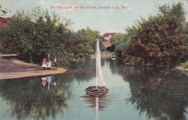Lake on the Paseo Kansas City Missouri MO to Nevada Postcard D30 - $2.99