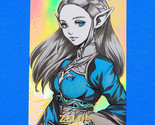 The Legend of Zelda BOTW Princess Rainbow Foil Holo Character Figure Card B - $14.99