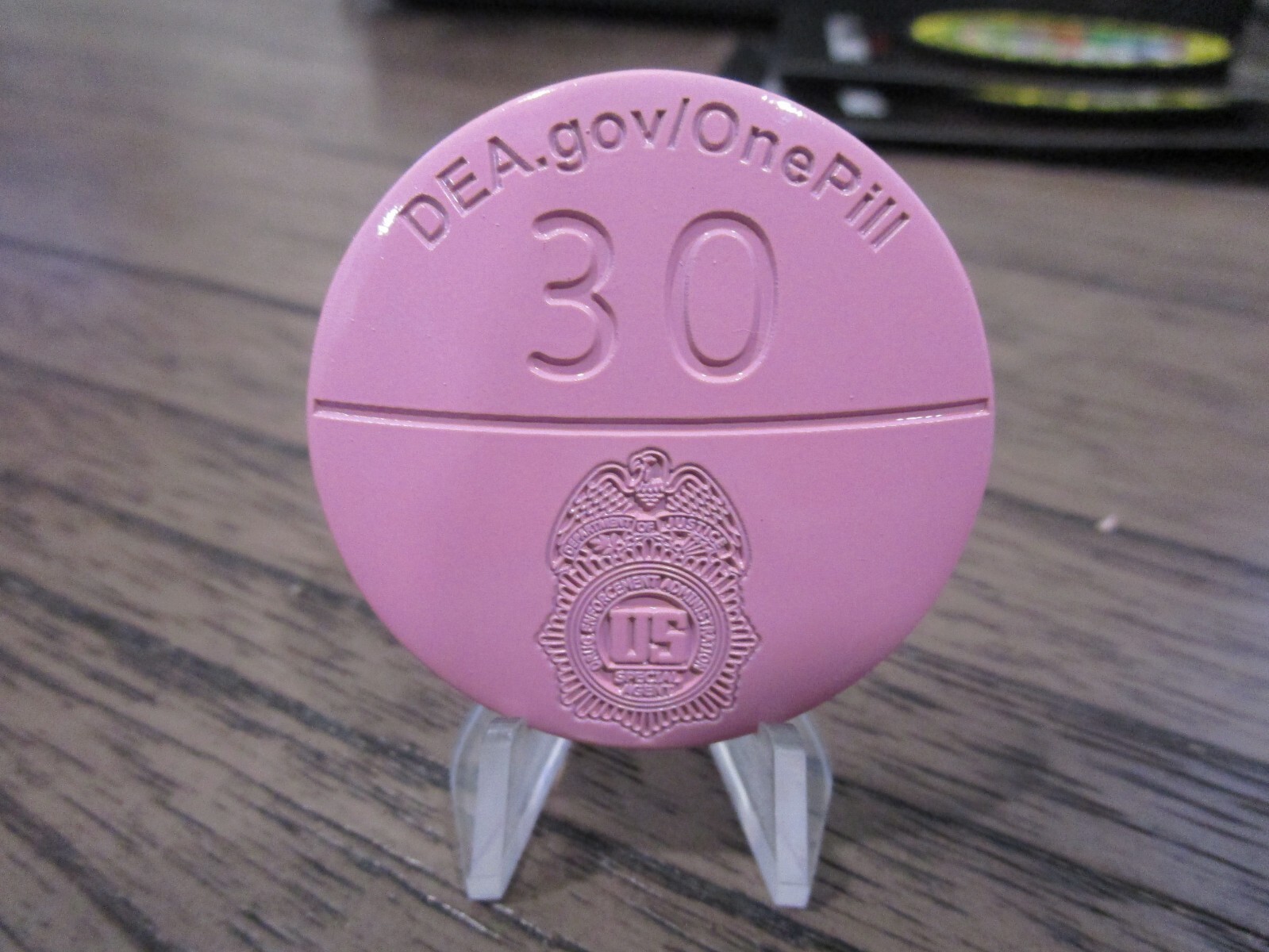 DEA Drug Enforcement Administration One Pill Can Kill Baby Pink Challeng... - $20.78