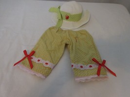 American Girl Bitty Baby Lady Bug Outfit  Pants and Hat only - £17.05 GBP