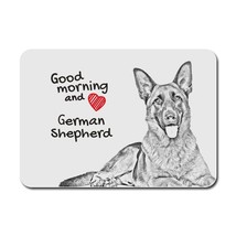 German Shepherd, A mouse pad with the image of a dog. Collection! - £8.02 GBP