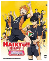 DVD Anime Haikyuu!! [Haikyu!!] Season 1-4 + 4 Movie + OVA [Dual Audio] [Anime] - £34.62 GBP