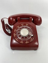 Bell System Western Electric Rotary Phone RED  - £38.94 GBP
