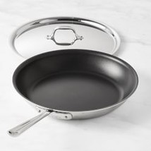 All-Clad D3 Triply Stainless-Steel Nonstick Covered Fry Pan, 12&quot; - $309.92