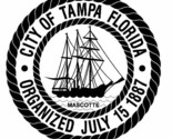 Seal of Tampa Florida Sticker Decal R651 - $1.95+