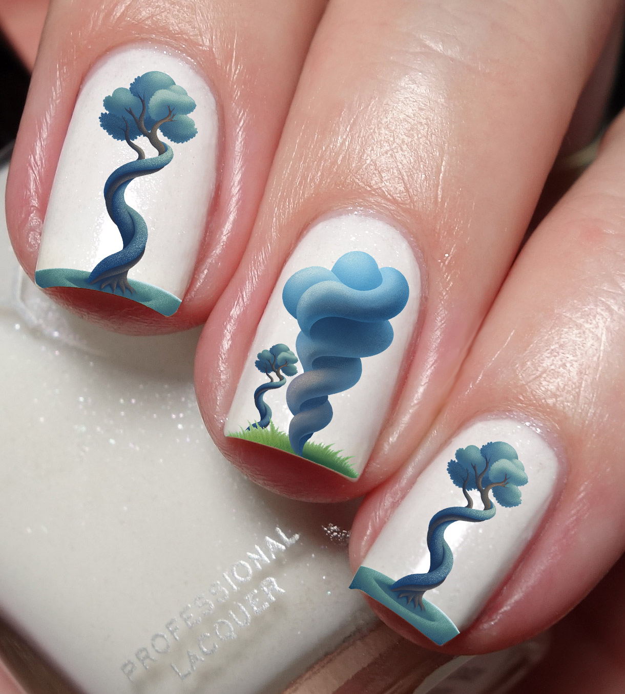 Tornado Nail Art Decal Sticker