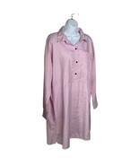 Misslook Tunic Dress 3XL Pink White Stripe - $20.46 CAD