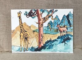 Holocaust Museum Blank Card Simon Jeruchim Watercolor Painting Print Animals - £2.01 GBP