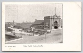 Union Pacific Station Omaha Nebraska NE c1906 Postcard K26 - $6.95