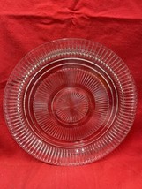 Vintage Queen Mary Clear Glass by Anchor Hocking 12&quot; Sandwich Platter - $11.88