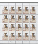 Buffalo Soldiers - Negro Calvary Sheet of Twenty 29 Cent Stamps Scott 28... - $14.99