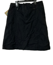 Adventure Women&#39;s Travel Mini Skirt, Solid Black, size 6 - £19.77 GBP
