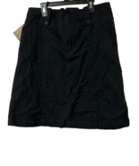 Adventure Women&#39;s Travel Mini Skirt, Solid Black, size 6 - £19.37 GBP