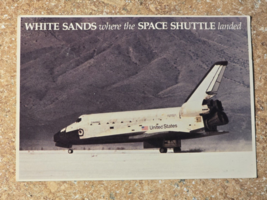 WHITE SANDS where the SPACE SHUTTLE landed-VTG-Postcard-Photo by Dennis ... - $10.24