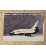 WHITE SANDS where the SPACE SHUTTLE landed-VTG-Postcard-Photo by Dennis ... - $10.24