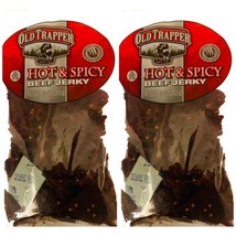 Old Trapper Hot and Spicy Beef Jerky 10oz - 2 Pack - £23.94 GBP