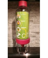 Citrus Zinger Water Bottle Green 28 oz Plastic Fruit Infused - New - $242.71 MXN