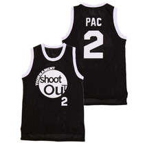 2Pac Thug Life Shoot Out Above the Rim Movie Hip Hop Basketball Jersey Retro - £39.05 GBP