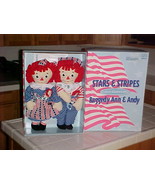 18&quot; Stars and Stripes Raggedy Ann and Andy Plush Dolls With Box COA By A... - $99.99