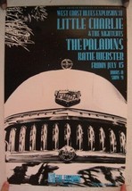 Little Charlie &amp; And The Nightcats Fillmore Poster The Paladins - £52.83 GBP