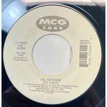 Hal Ketchum Stay Forever / Every Little Word 45 Country 1995 MCG Curb - $6.49