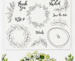ART IMPRESSIONS Clear Stamp, Greenery Invites - £17.30 GBP