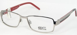 EYECLUB 71304 1 Lucido Argento Metallico / Nero Rosso Vista Occhiali 54-16-135mm - £42.82 GBP