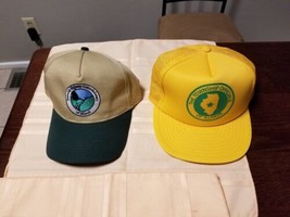 Vintage Township &amp; Highway Commission of Illinois Snapback Hat Lot of 2 - £14.99 GBP