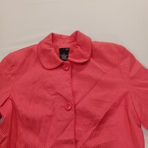 East 5th RN#93677 Women's Peach Coral Cotton Blend Blazer Jacket Size 12 image 12