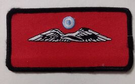 UNKNOWN FOREIGN AVIATOR PILOT WING FLIGHT SUIT NAME TAG NOS - $5.94
