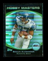 2007 Topps Hobby Masters Holo Football Card HM-SA Shaun Alexander Seahawks - £3.93 GBP