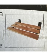 Anzzi Bohemian 18.7 in Teak Wall Mounted Folding Shower Seat AC-AZ202MB ... - $89.10