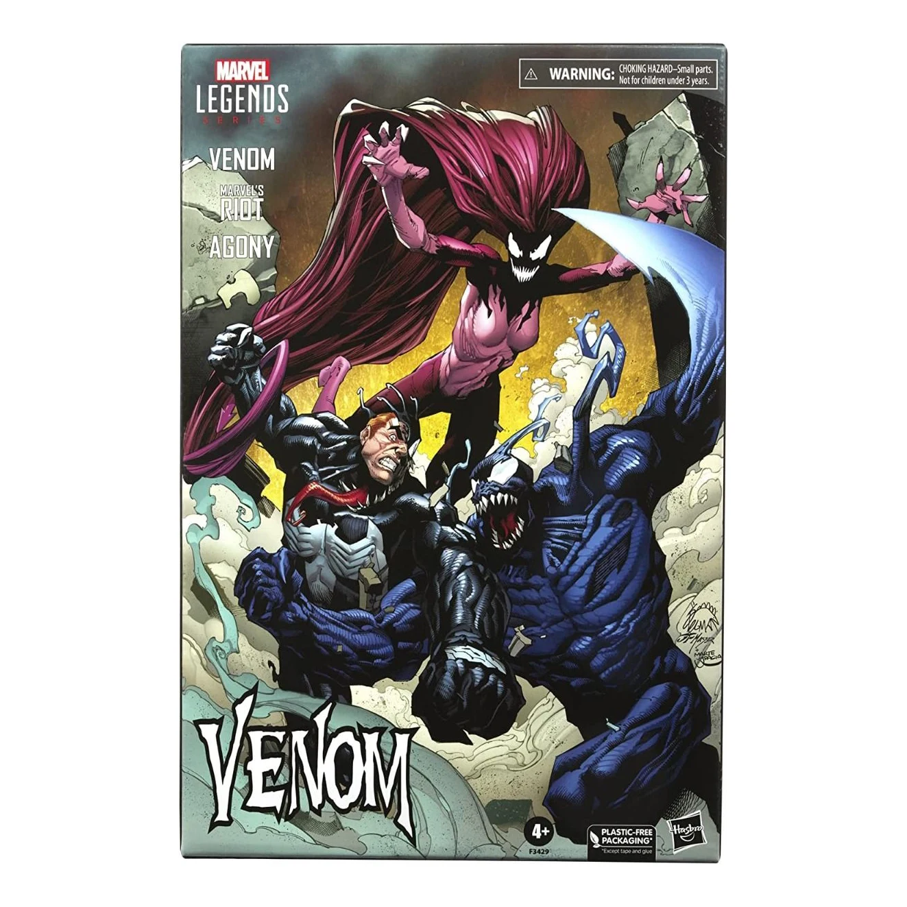 Marvel legends venom riot agony 3 pack 6 action figure thumb200