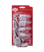 C7 4 Bulb Socket Light Cord Christmas Villages Buildings Inline ON/Off S... - $316.07 MXN