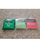 (3) NO NONSENSE Size B~ 2/Control Top &amp; 1/Reg Tan Nude Pantyhose Reinfor... - $11.88