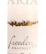 New MARIAH Gold Toned Freedom Bracelet - £11.69 GBP