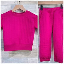 Cat &amp; Jack 2 Piece Sweater Set Pink Mommy &amp; Me Matching Toddler Girls 2T - $14.84