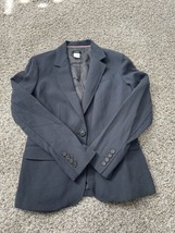 J Crew Womens Blazer Petities Gray Wool Schoolboy Academia Career Size 2P - $23.36