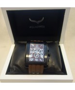 AQUASWISS Men&#39;s WATCH Chronograph brown bend black Case  NEW $1600 - $5,266.57 MXN